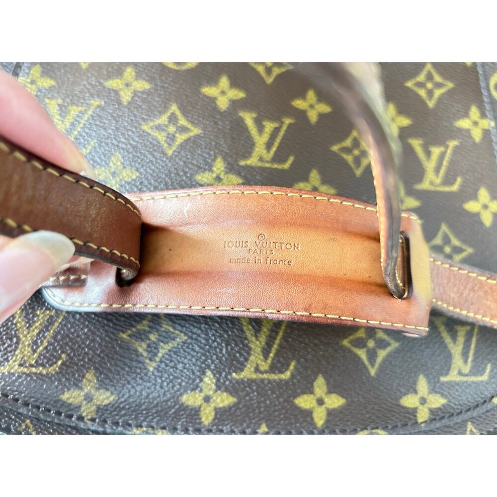 Louis Vuitton Vintage Saint Cloud Monogram GM Crossbody Bag (60s-80s) - Picture 8 of 15